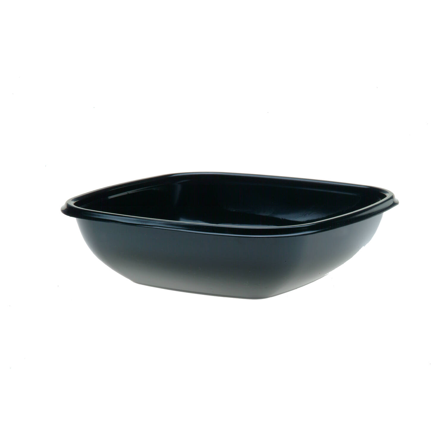 SALADEBOWL 1000ml 4KANT ZWART  300st
